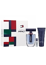 Düfte, Parfümerie und Kosmetik Tommy Hilfiger Impact - Duftset (Eau de Toilette 100ml + Duschgel 100ml + Eau de Toilette 4ml)