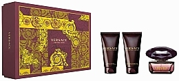 Versace Crystal Noir - Duftset (Eau de Toilette 50ml + Körperlotion 50ml + Duschgel/50ml) — Bild N2