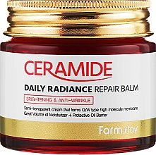 Aufhellender Anti-Falten Creme-Balsam für das Gesicht mit Ceramiden - FarmStay Ceramide Daily Radiance Repair Balm — Bild N1