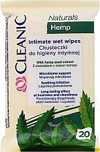Düfte, Parfümerie und Kosmetik Servietten für die Intimhygiene 20 St. - Cleanic Naturals Hemp Intimate Wet Wipes