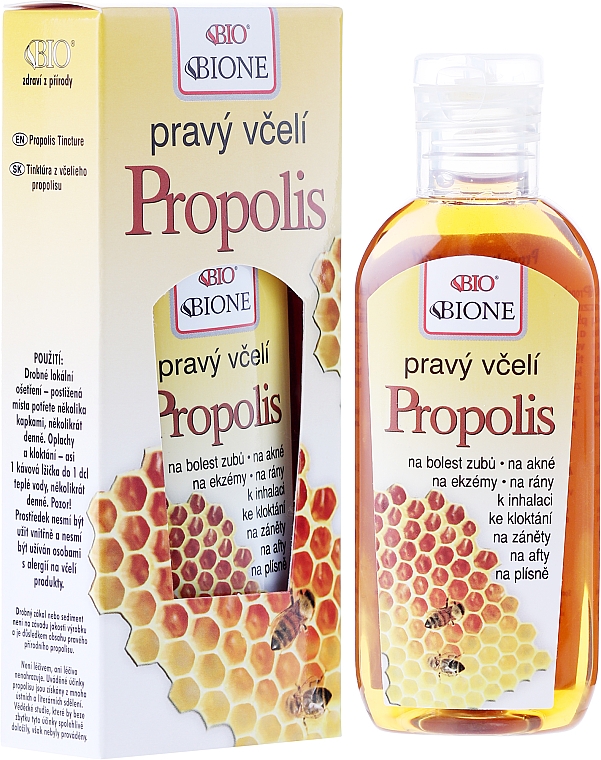 Propolis-Extrakt bei Neurodermitis, Juckreiz und Wundstellen - Bione Cosmetics Honey + Q10 Pure Bee Propolis