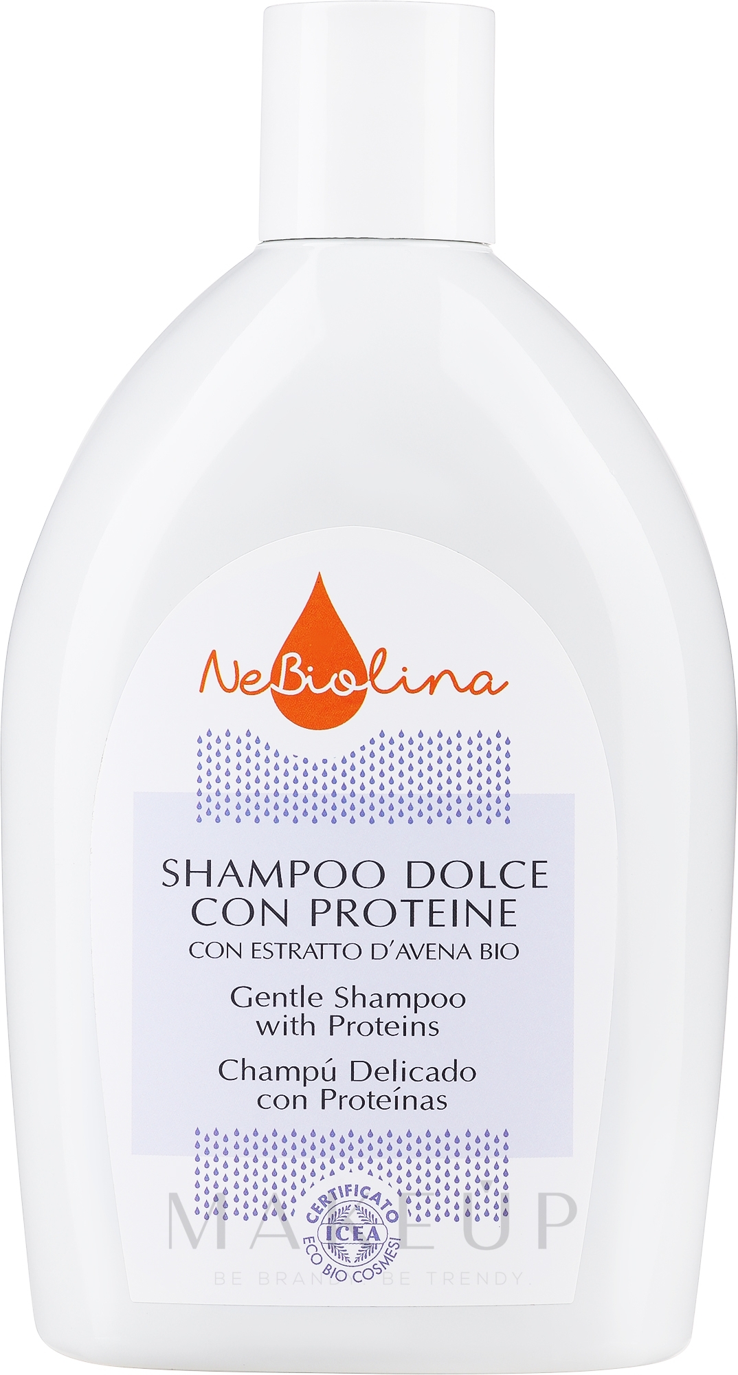 Sanftes Shampoo mit Proteinen - Nebiolina Shampoo with Protein — Bild 500 ml