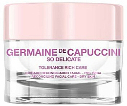 Düfte, Parfümerie und Kosmetik Beruhigende Gesichtscreme für trockene Haut - Germaine de Capuccini So Delicate Tolerance Rich Care