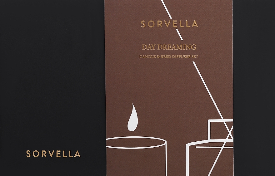 Duftset - Sorvella Perfume Home Fragrance Day Dreaming (Raumerfrischer 120ml + Duftkerze 170g) — Bild N1