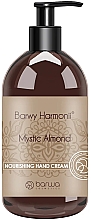 Weichmachende, pflegende und feuchtigkeitsspendende Handcreme mit Mandel - Barwa Harmony Mystic Almond Nourishing Hand Cream — Bild N1