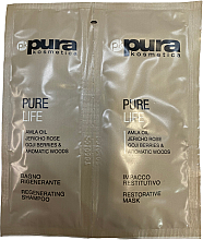 Set - Pura Kosmetica Pure Life Regenerating (shmp/10ml + mask/15ml) — Bild N1