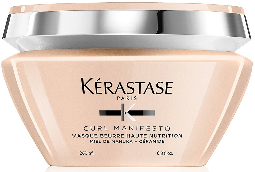 Nährende Haarmaske mit Manuka-Honig und Ceramiden für lockiges Haar - Kerastase Curl Manifesto Masque Nutrition — Bild N1