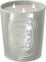 Düfte, Parfümerie und Kosmetik Duftkerze mit 3 Dochten - Diptyque Feu de Bois Candle