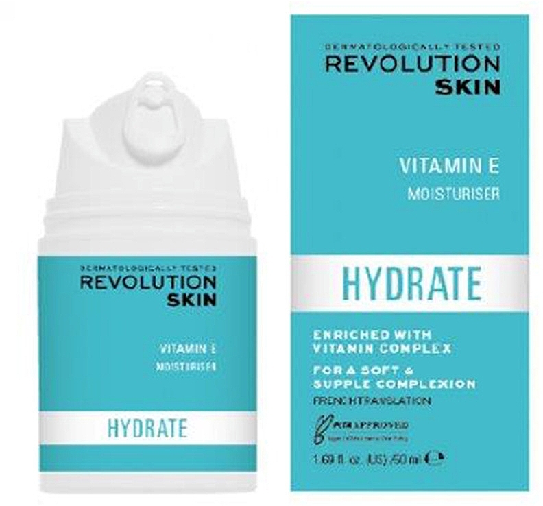 Feuchtigkeitsspendende Gesichtscreme - Revolution Skincare Hydrate Vitamin E & B3 Moisturiser — Bild N1