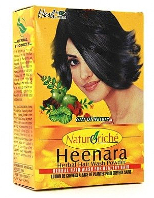 Kräuter-Haarwaschpulver - Hesh Heenara Herbal Hair Wash Powder — Bild N1