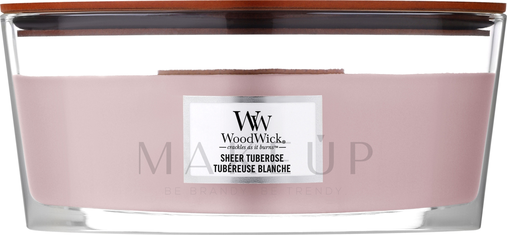 Duftkerze - WoodWick Sheer Tuberose Candle — Bild 453 g