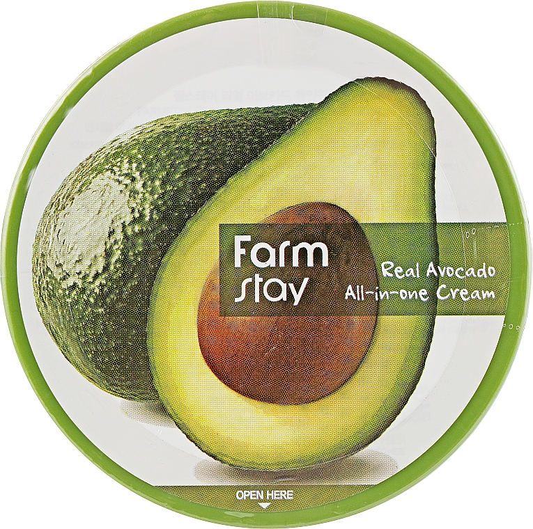 Gesichts- und Körpercreme mit Avocado - FarmStay Real Avocado All-In-One Cream — Bild N1