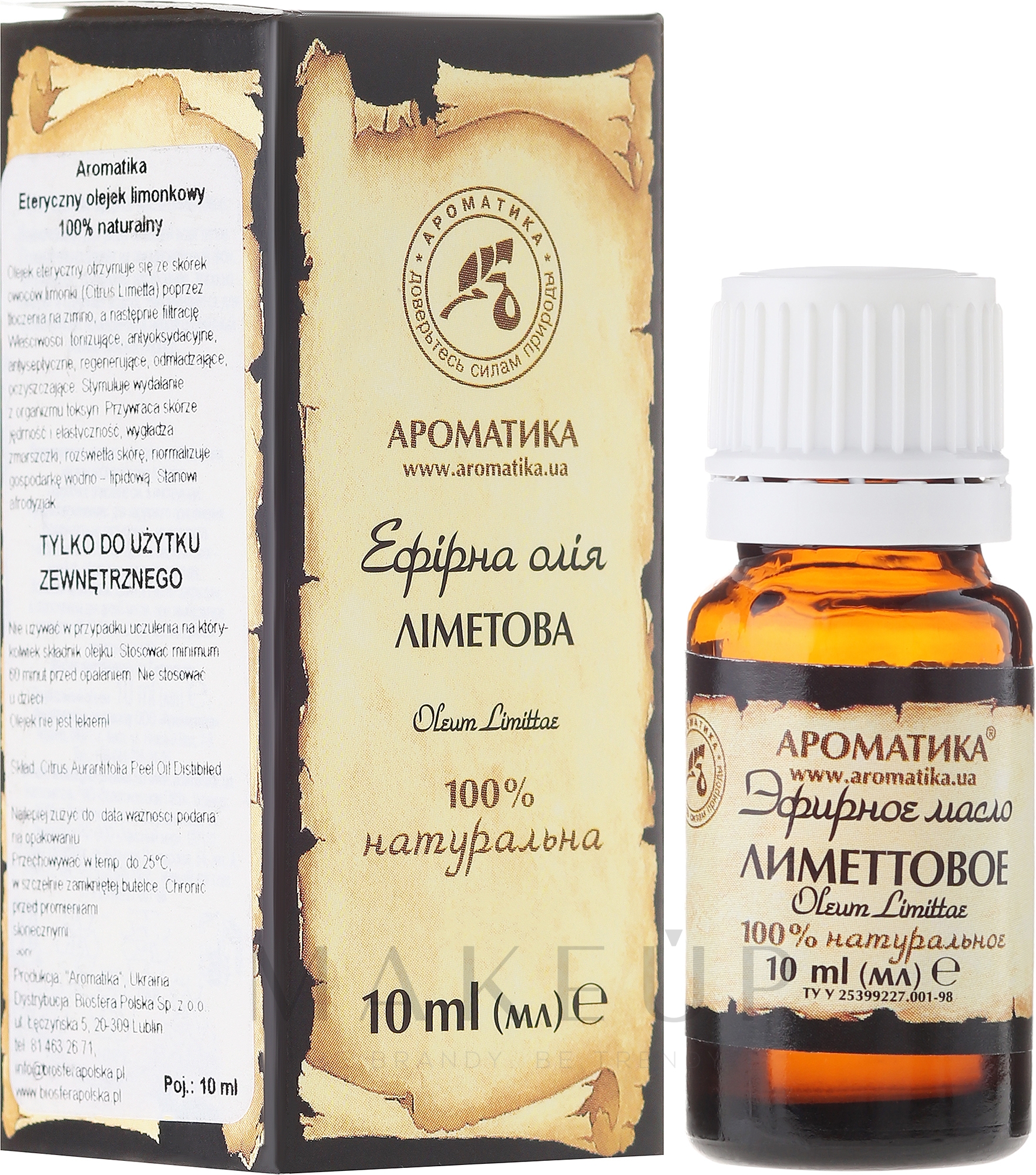 Ätherisches Öl Limette - Aromatika — Bild 10 ml