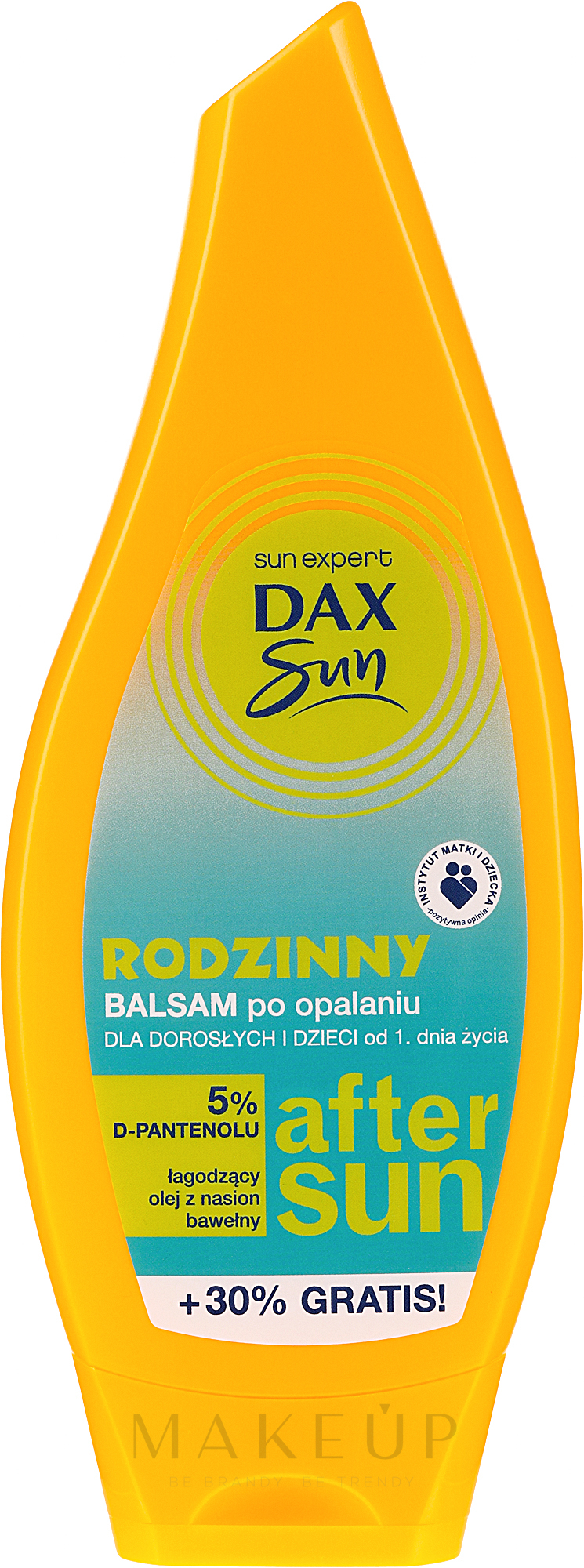 Körperbalsam nach dem Sonnen mit D-Panthenol - Dax Sun Balsam After Sun D-Pantenol — Bild 250 ml