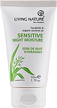 Düfte, Parfümerie und Kosmetik Nachtcreme für das Gesicht - Living Nature Sensitive Night Moisture Cream