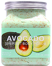 Düfte, Parfümerie und Kosmetik Körperpeeling Avocado - Wokali Sherbet Body Scrub Avocado
