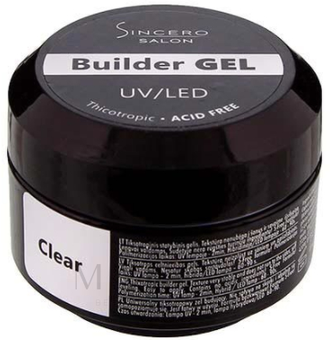 Nagelgel-Base - Sincero Salon Builder Gel — Bild Clear