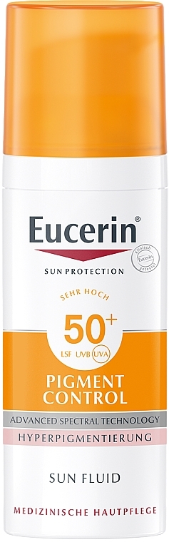 Sonnenschutzfluid für das Gesicht gegen Pigmentflecken SPF 50+ - Eucerin Sun Protection Pigment Control SPF50+ — Bild N1