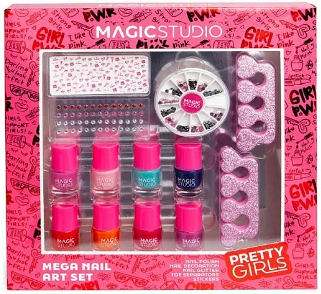 Nagelset 5 St. - Magic Studio Pretty Girls Mega Nail Art Set  — Bild N1