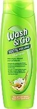 Düfte, Parfümerie und Kosmetik Shampoo mit Argan-, Mandel- und Kamillenöl für alle Haartypen - Wash&Go 