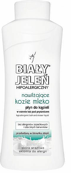Hypoallergener Badeschaum mit Ziegenmilch - Bialy Jelen Hypoallergenic Bath Lotion With Goat Milk — Bild N1
