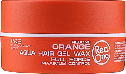 Düfte, Parfümerie und Kosmetik Haarwachs auf Wasserbasis - RedOne Aqua Hair Gel Wax Full Force Orange