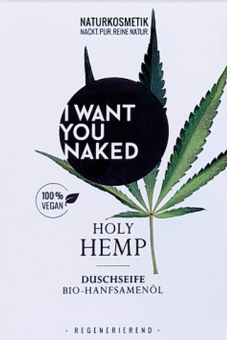 Duschseife Saatöl - I Want You Naked Holy Hemp Shower Soap  — Bild N1