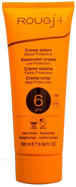 Sonnenschutzcreme SPF6 - Rougj Low Sun Protection For Body And Face SPF6 — Bild N1