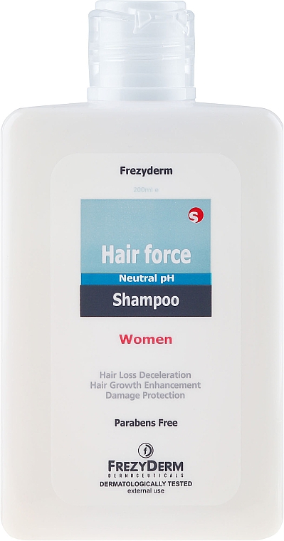 Stärkendes Shampoo gegen Haarausfall für Frauen - Frezyderm Hair Force Shampoo Women — Bild N2