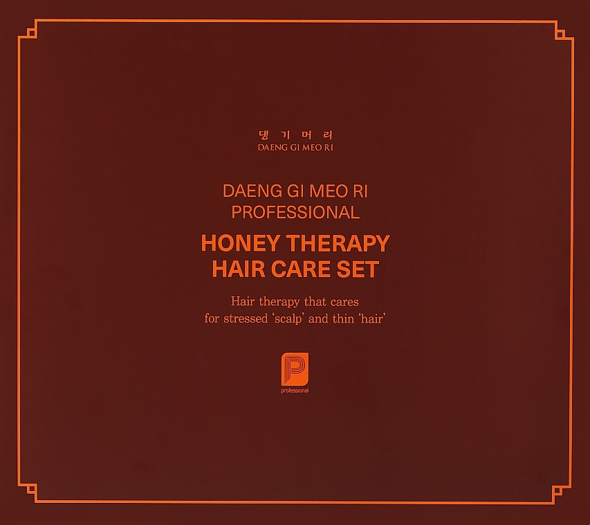 Haarpflegeset - Daeng Gi Meo Ri Professional Honey Therapy Set (Shampoo 2x400ml + Haarspülung 400ml) — Bild N1