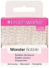 Düfte, Parfümerie und Kosmetik Transparente Haargummis 6 St. - Brushworks Wonder Bobble Clear 