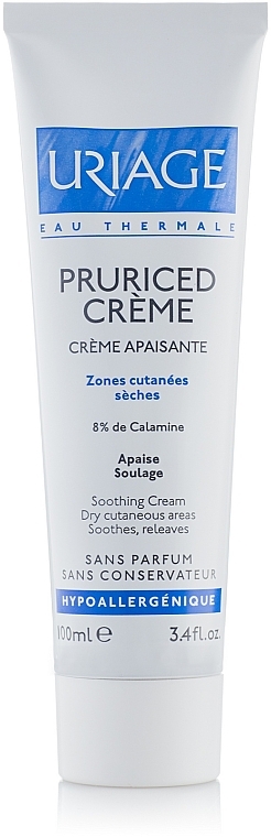 Beruhigende Körper- und Gesichtscreme für trockene Hautpartien - Uriage Pruriced Cream — Bild N1