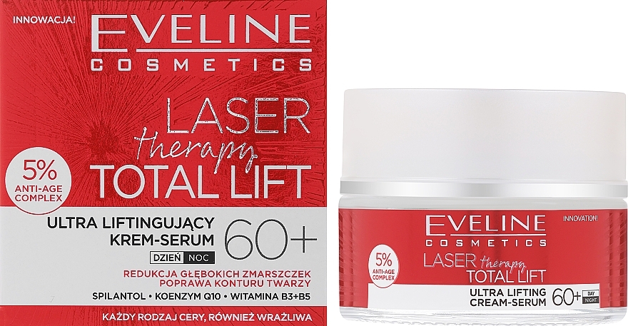 Lifting Creme-Serum - Eveline Cosmetics Laser Therapy Total Lift — Bild N2