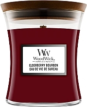 Duftkerze mit Bourbon-, Frucht- und Holzduft - Woodwick Ellipse Elderberry Bourbon — Bild N4