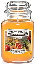 Düfte, Parfümerie und Kosmetik Duftkerze im Glas - Yankee Candle Home Inspiration Exotic Fruits