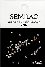 Strasssteine für Nägel 6 mm - Semilac Aurora Shine Diamond — Bild N1