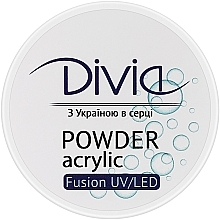 Acrylpulver zur Nagelverlängerung Di1816 - Divia Acrylic Powder Fusion UV/LED — Bild N1