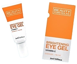 Düfte, Parfümerie und Kosmetik Aufhellendes Augengel - Beauty Formulas Brightening Eye Gel Vitamin C 