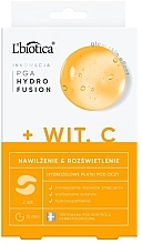 Düfte, Parfümerie und Kosmetik Hydrogel-Augenpatches mit Vitamin C - L'biotica PGA Hydro Fusion 