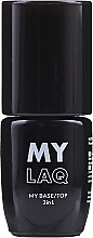 Düfte, Parfümerie und Kosmetik 2in1 Nagelunter- und Nagelüberlack - MylaQ My Base/Top 2in1