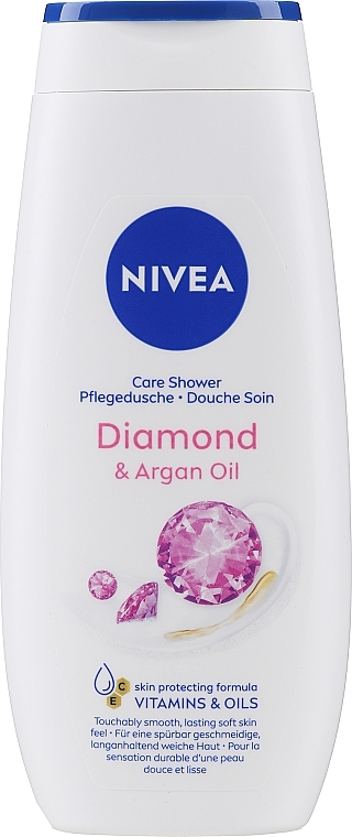 Creme-Duschgel - NIVEA Care & Diamond Cream Shower Oil — Bild N1