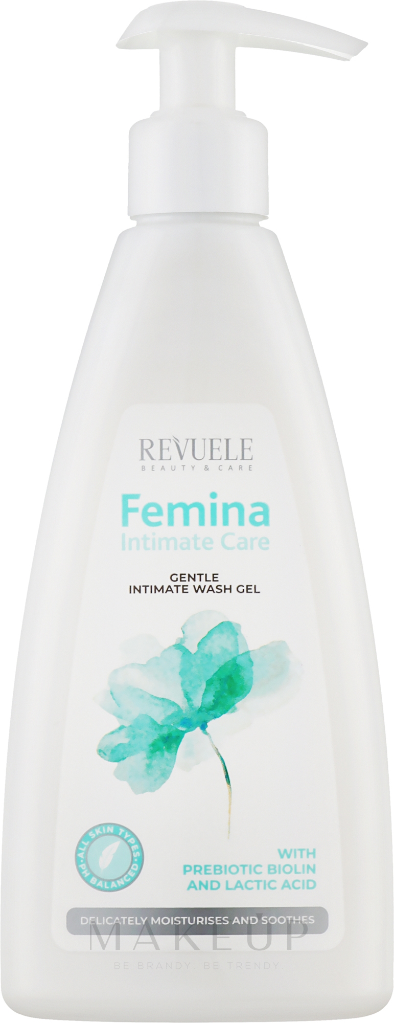 Sanftes Gel für die Intimhygiene mit Milchsäure - Revuele Femina Intimate Care Gentle Intimate Wash Gel — Bild 250 ml