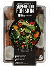 Gesichtspflegeset - Superfood For Skin Grey Polluted And Dried Skin (Gesichtsmasken 7x25ml) — Bild N1