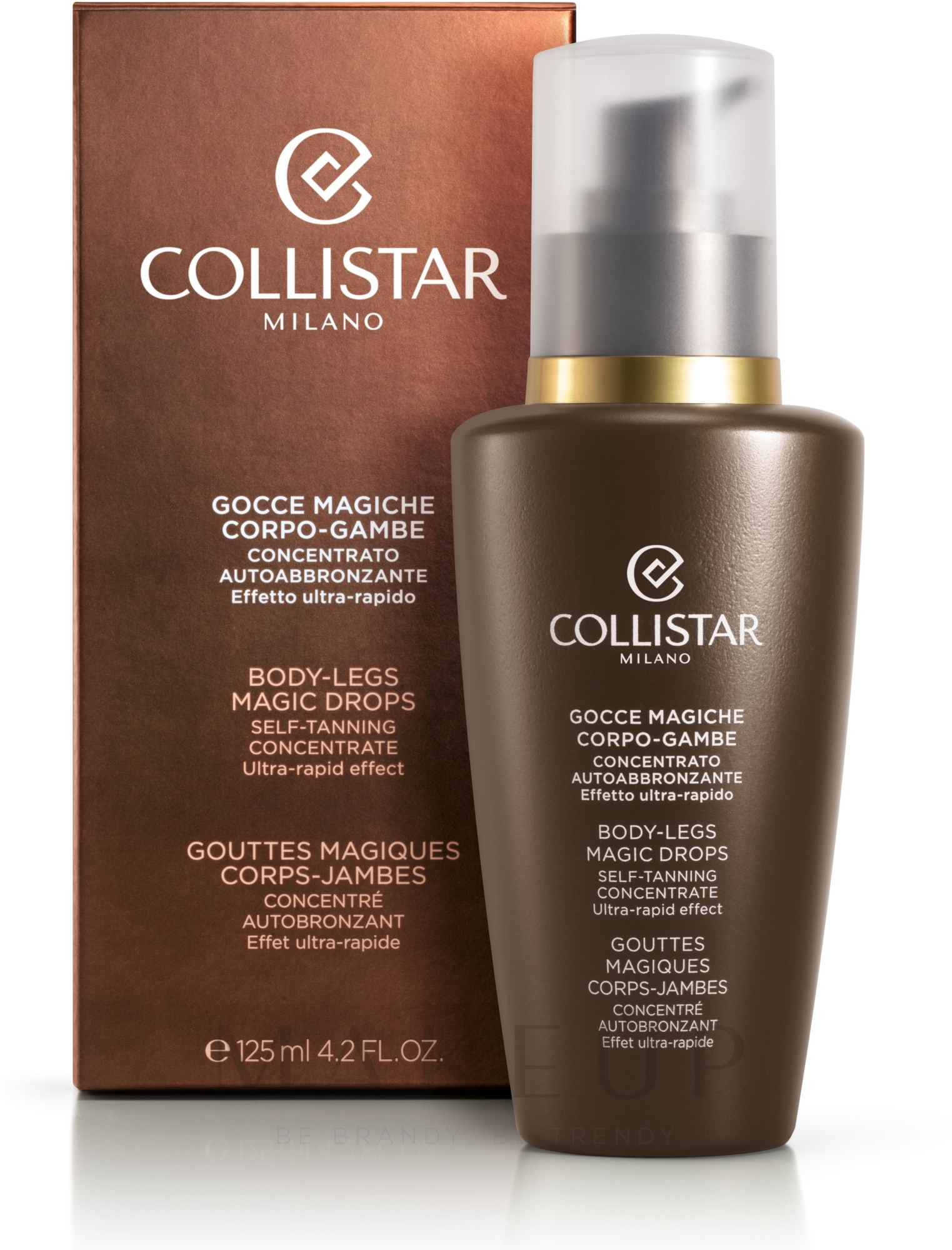 Selbstbräunungsspray für den Körper mit Wallnussextrakt - Collistar Magic Drops for Body & Legs Self Tanning Concentrate — Bild 125 ml