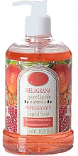 Flüssigseife Granatapfel - Saponificio Artigianale Fiorentino Melagrana Liquid Soap — Bild N1