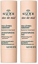 Düfte, Parfümerie und Kosmetik Lippenbalsam-Set - Nuxe Reve De Miel Lip Moisturizing Stick Duo 