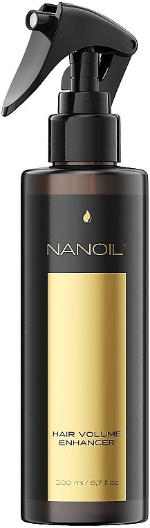 Haarspray für mehr Volumen - Nanoil Volume Enhance Spray — Bild N2