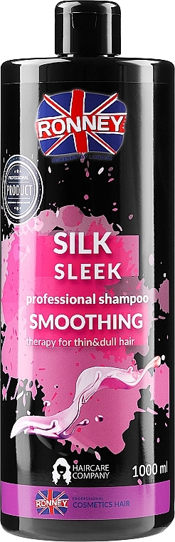 Shampoo mit Seidenproteinen - Ronney Professional Silk Sleek Smoothing Shampoo — Bild N3