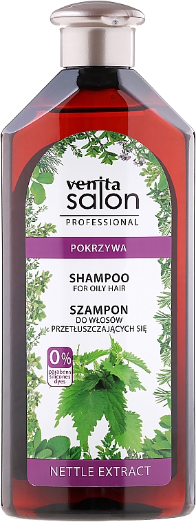 Brennnessel Shampoo für fettiges Haar - Venita Salon Professional Nettle Extract Shampoo — Foto N1