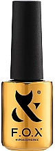 Düfte, Parfümerie und Kosmetik Nagelüberlack mit lichtstreuenden Partikeln ohne klebrige Schicht - F.O.X Top Flash